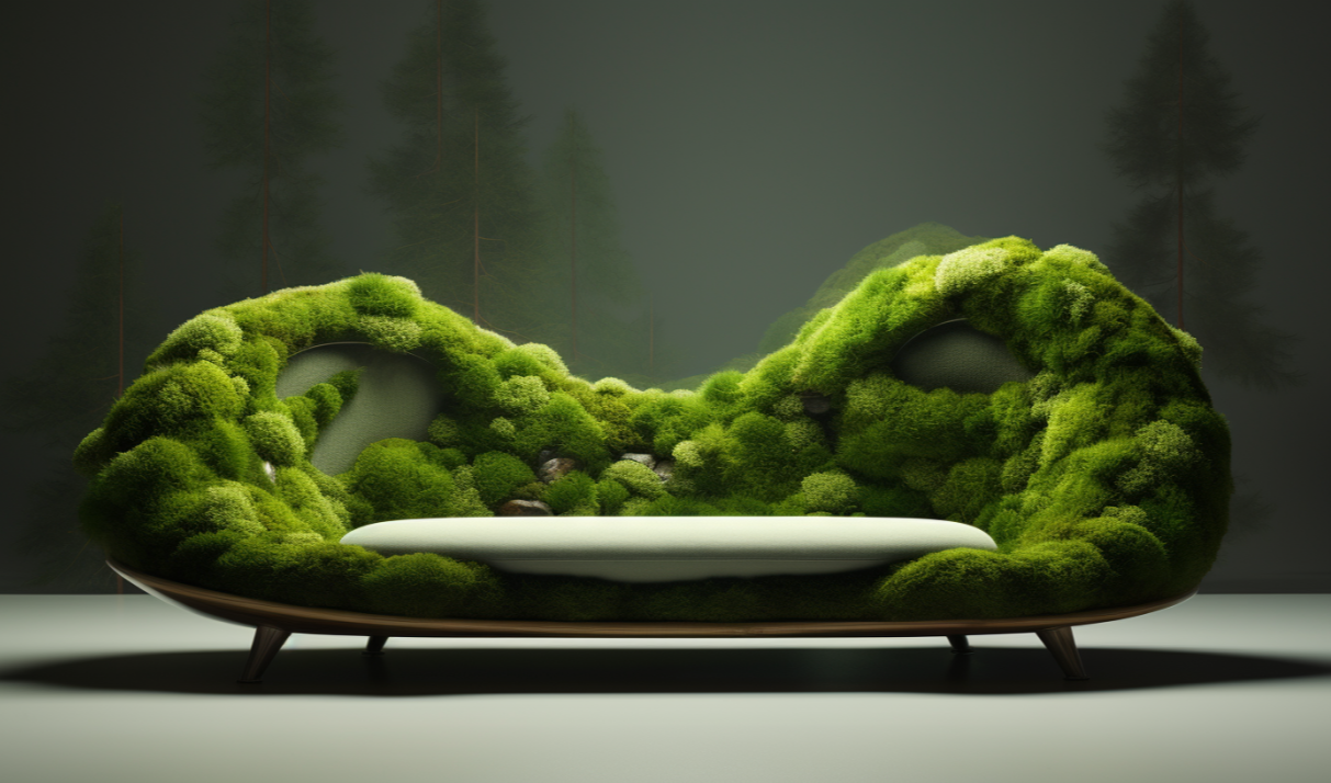 【Midjourney】自然灵感：迷人的现代家具与大自然的完美融合