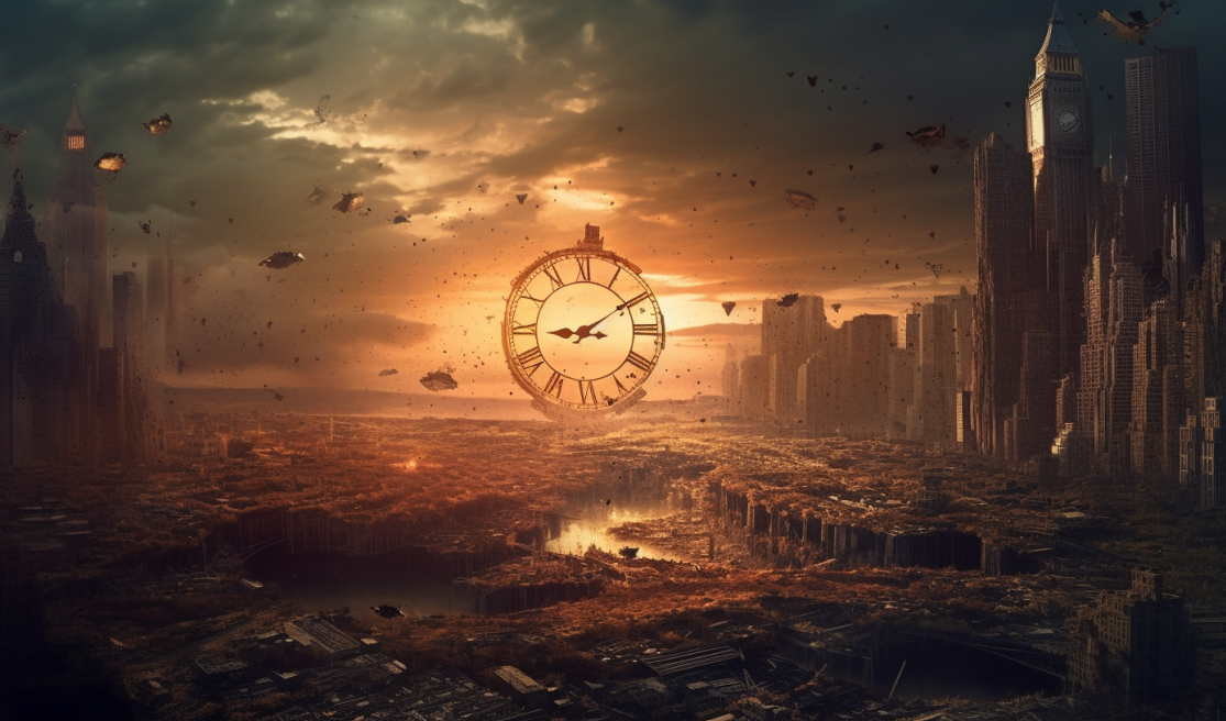 【Midjourney】30秒末日计时：我们的世界将如何告别？